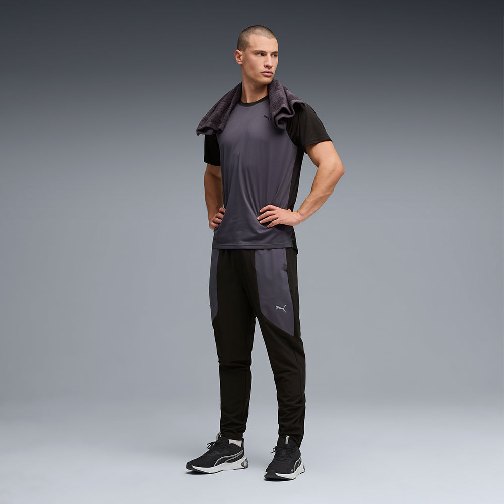 Áo Thun Nam Puma Pwrtrain Fabric Mix - Xám - Supersports Vietnam