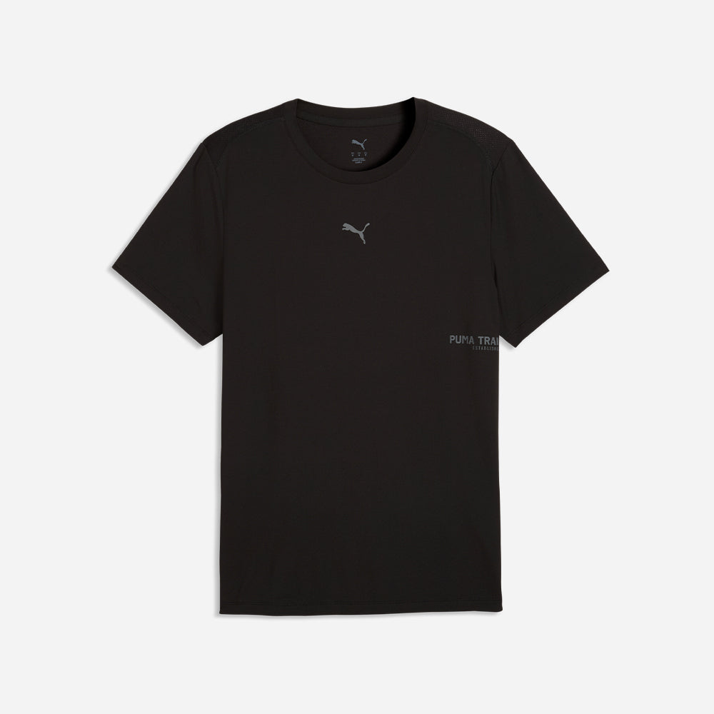 Áo Thun Nam Puma Cloudspun Branded - Đen - Supersports Vietnam