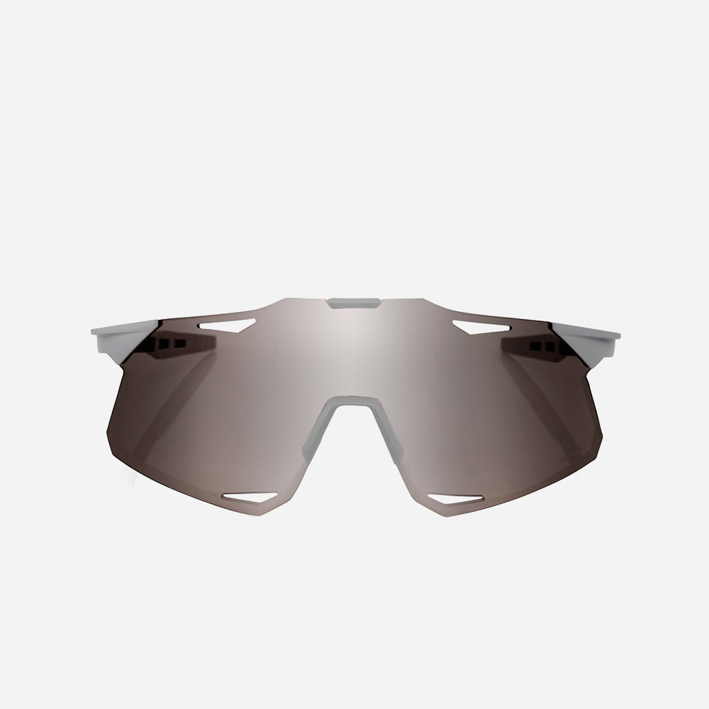 Kính 100% Hypercraft® Matte Stone Grey Hiper - Silver Mirror Lens - Supersports Vietnam