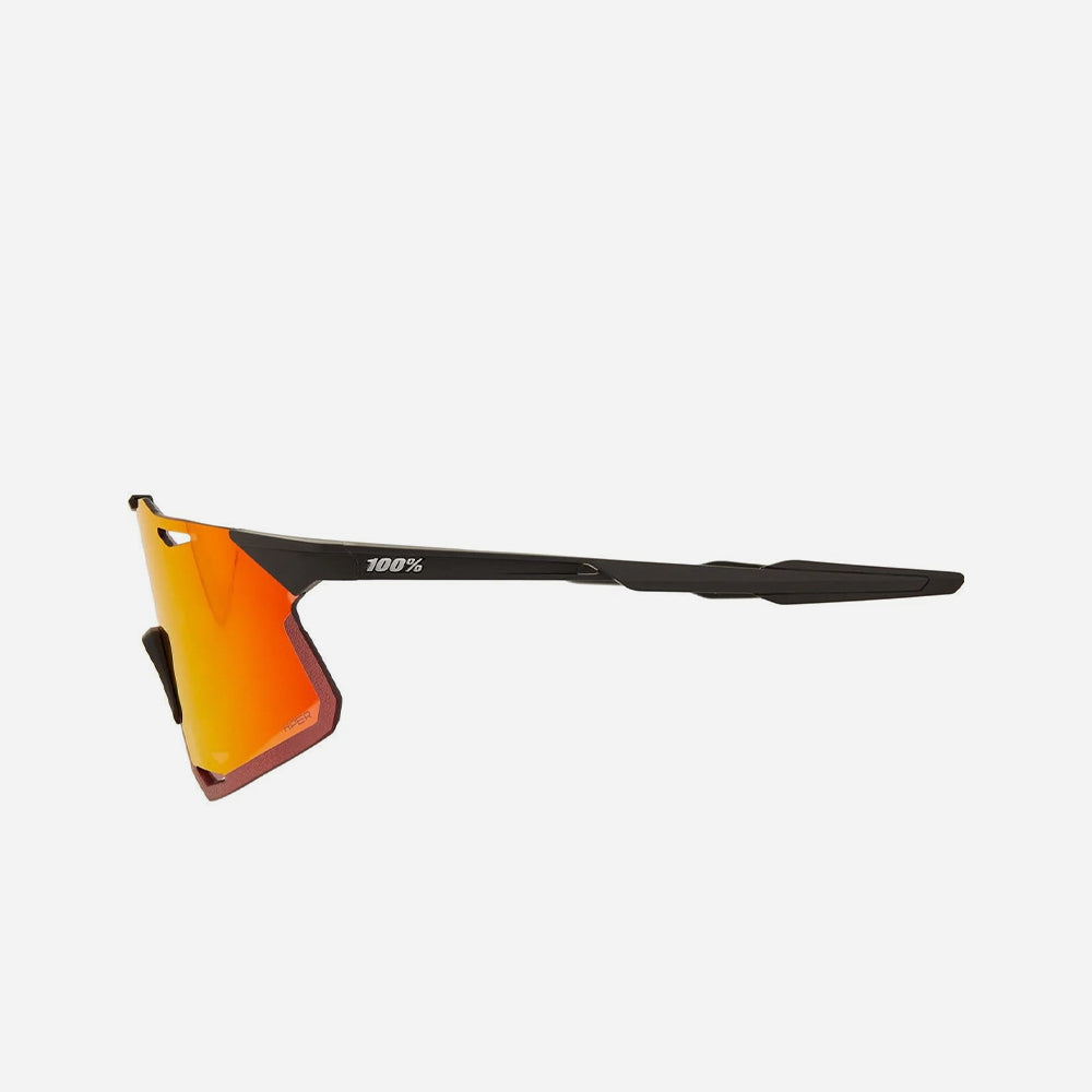 Kính 100% Hypercraft - Matte Black - Hiper Red Multilayer Mirror Lens - Supersports Vietnam