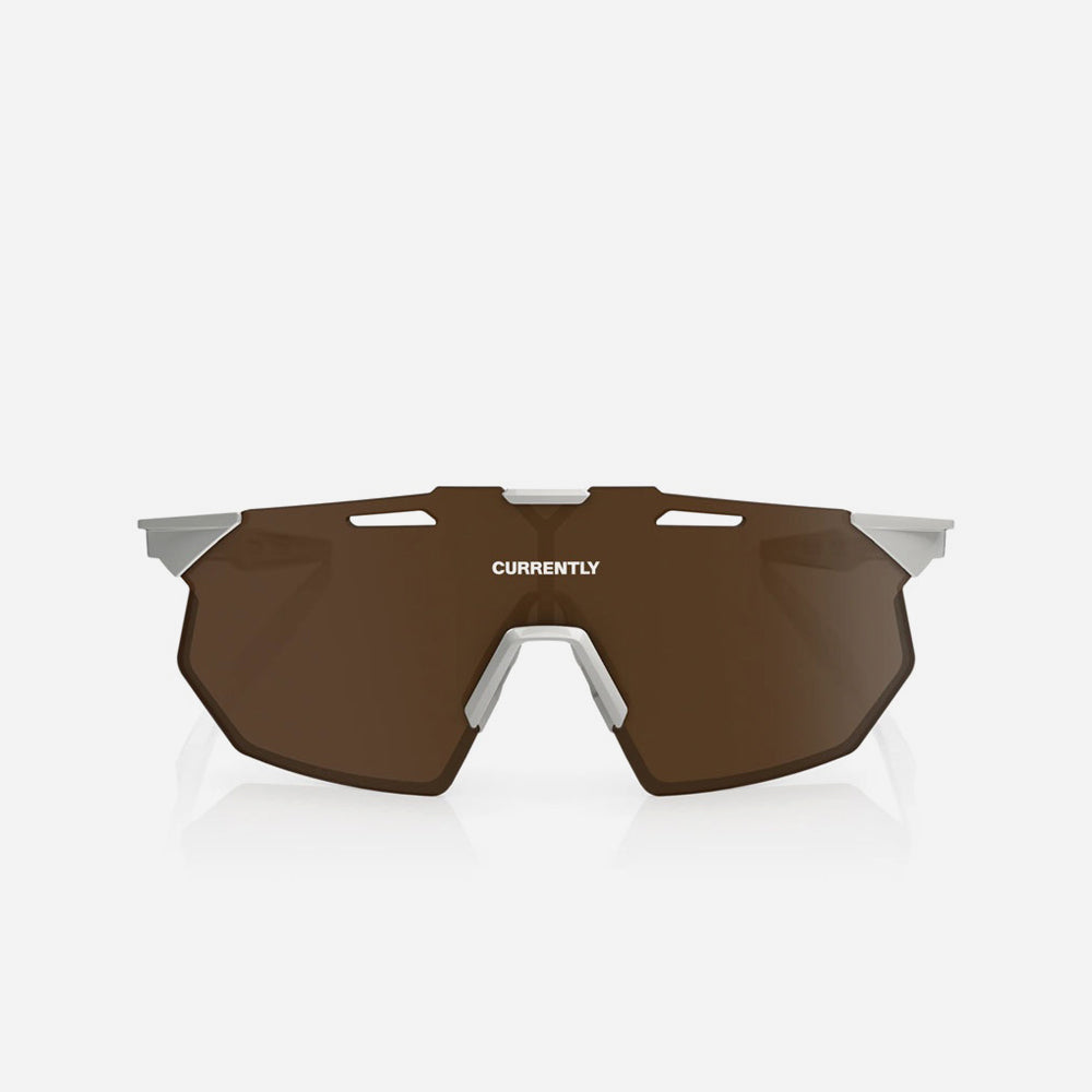 Kính 100% Hypercraft Sq Currently Running Marshmallow - Hiper Bronze Lens - Supersports Vietnam