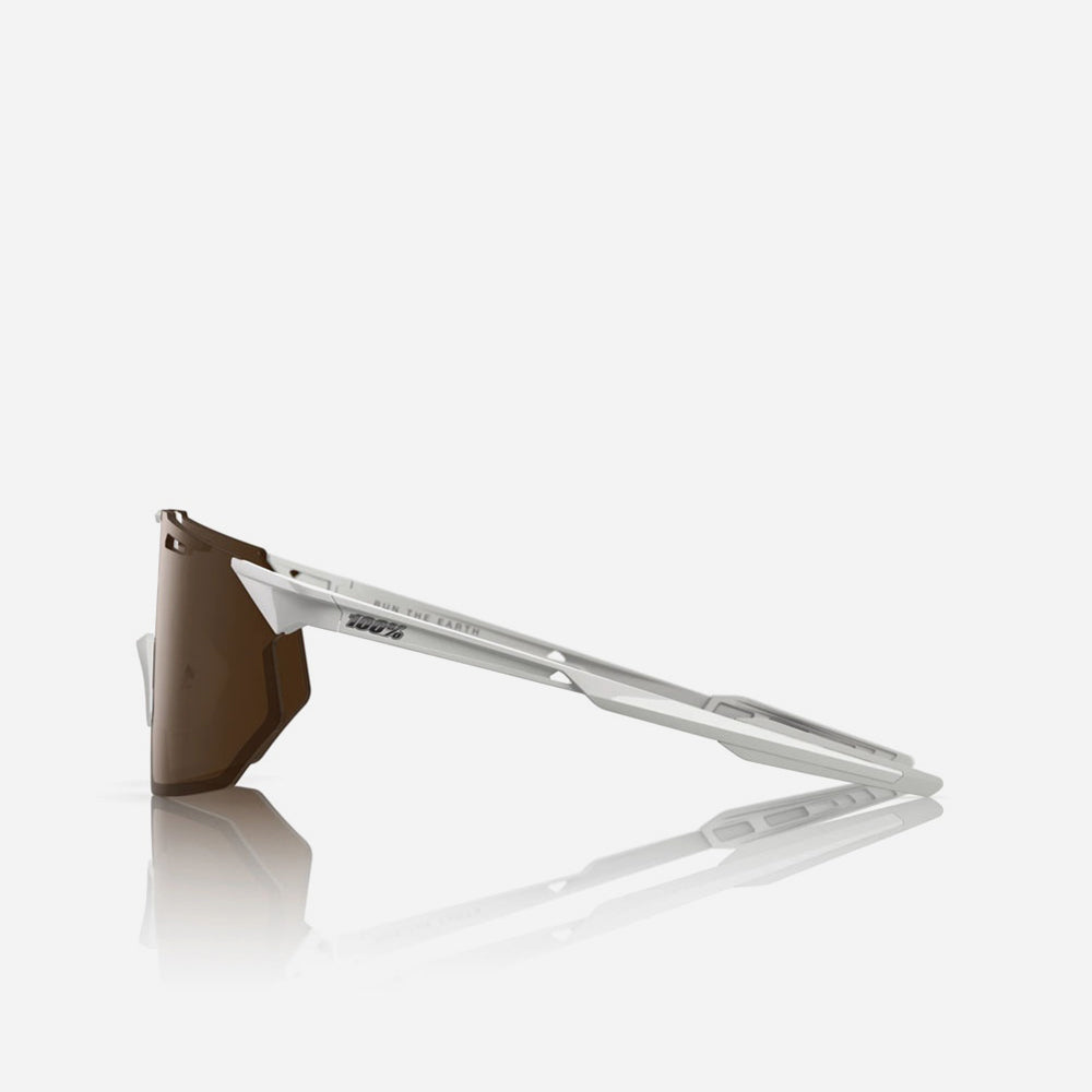 Kính 100% Hypercraft Sq Currently Running Marshmallow - Hiper Bronze Lens - Supersports Vietnam