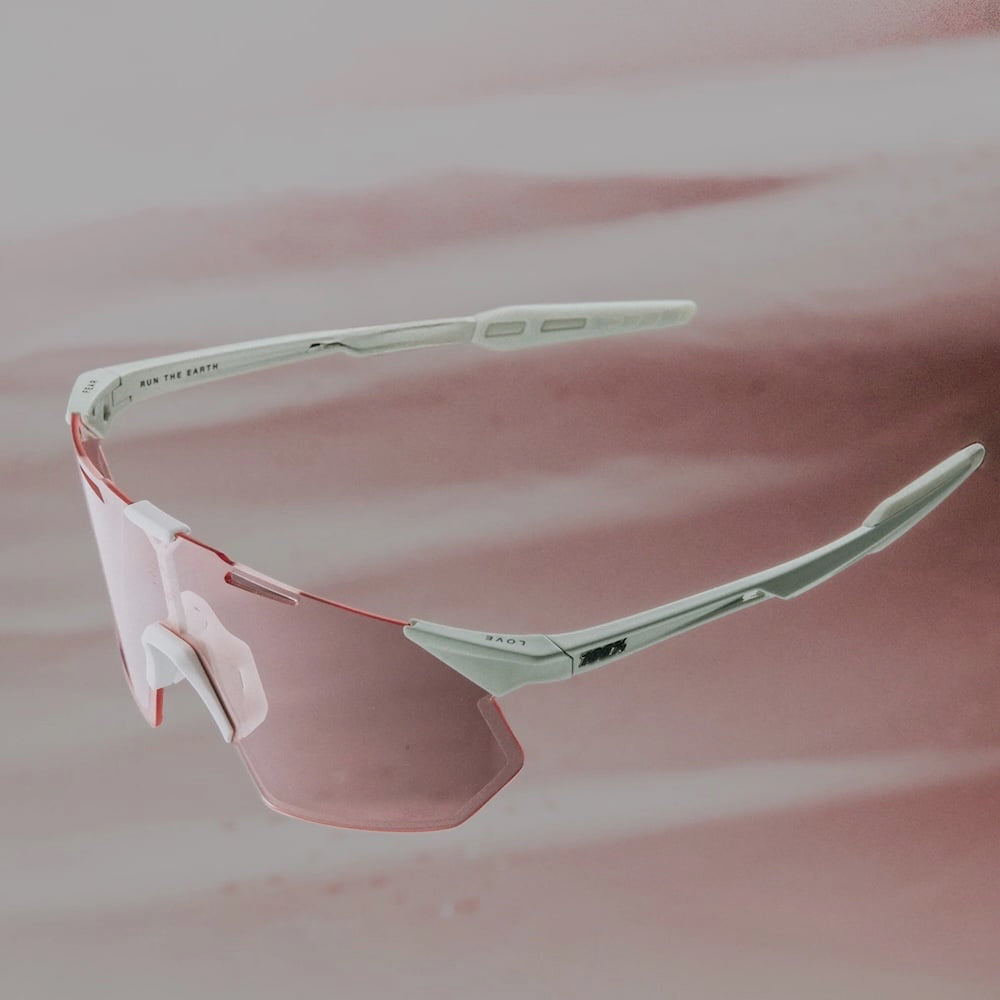 Kính 100% Hypercraft Sq Currently Running Marshmallow - Hiper Bronze Lens - Supersports Vietnam