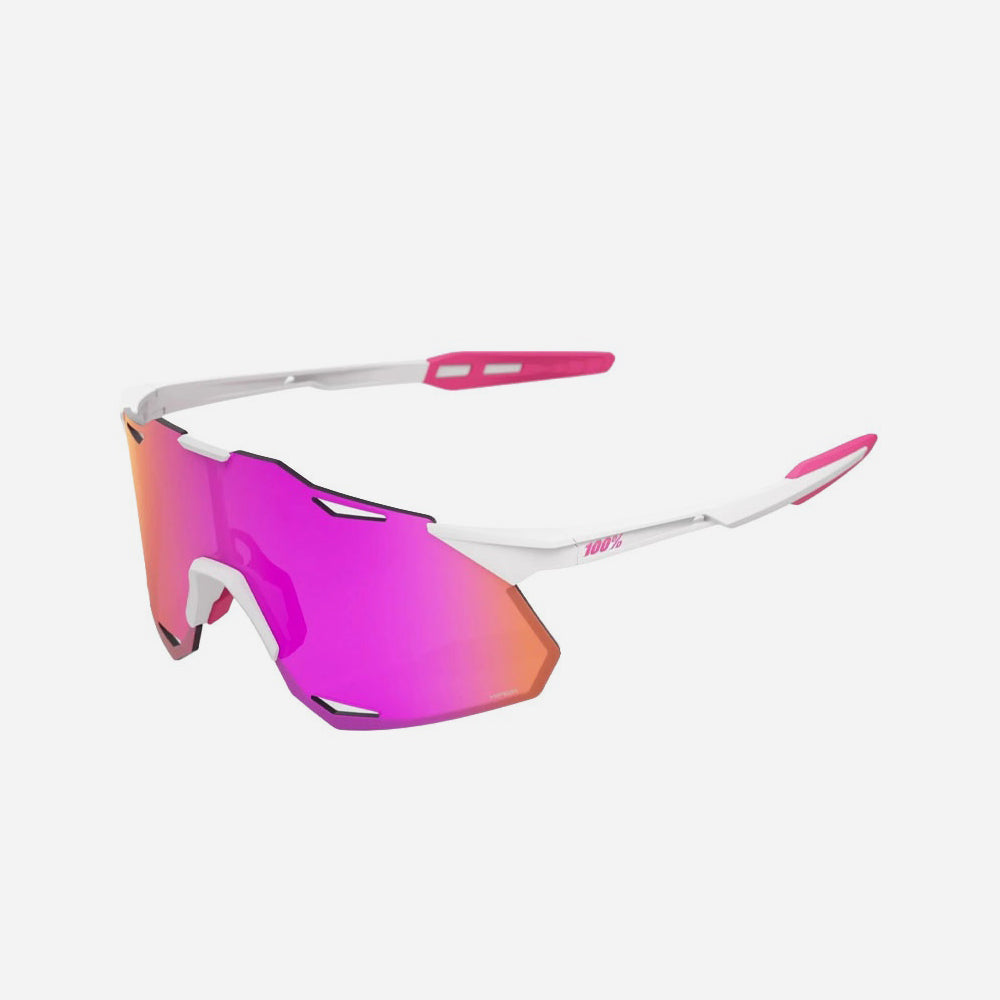Kính 100% Hypercraft Xs Matte White/Pink - Hiper Vital Pink Mirror Lens - Supersports Vietnam