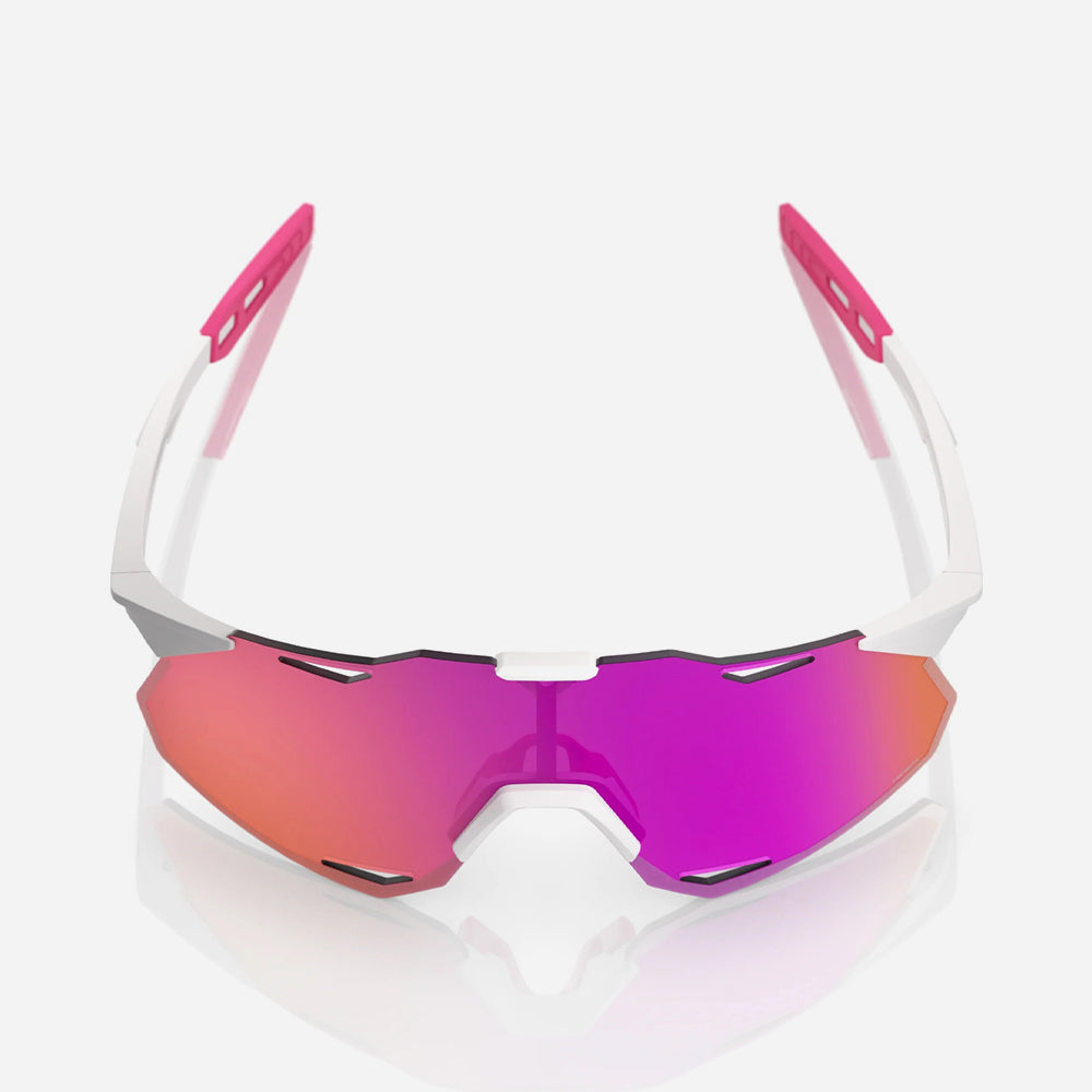 Kính 100% Hypercraft Xs Matte White/Pink - Hiper Vital Pink Mirror Lens - Supersports Vietnam