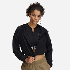 Women's Under Armour Unstoppable Woven Hd Jacket - Black