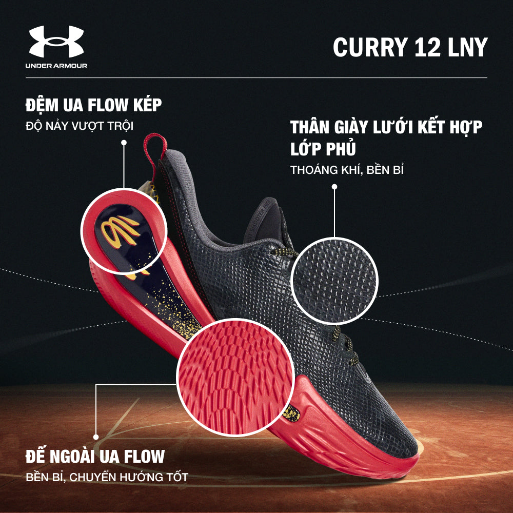 Giày Bóng Rổ Unisex Under Armour Curry 12 Lny - Supersports Vietnam