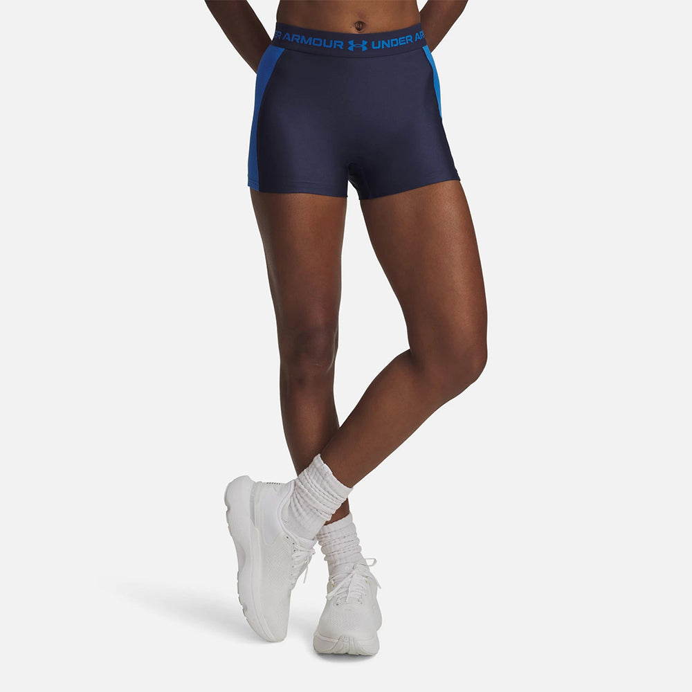 Quần Bó Thể Thao Nữ Under Armour Heatgear® Rib Shorty - Supersports Vietnam