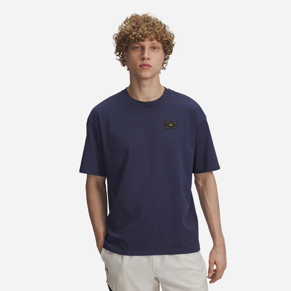 Áo Thun Tay Ngắn Nam Under Armour Woven Label Heavyweight - Supersports Vietnam