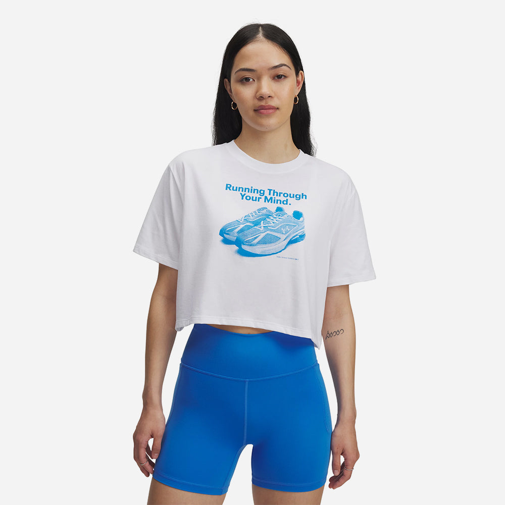Áo Thun Nữ Under Armour Varsity Oversized Short Sleeve - Supersports Vietnam