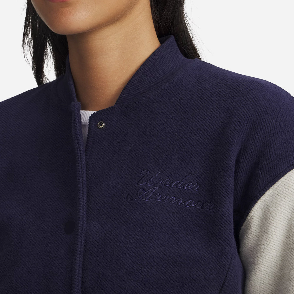 Áo Khoác Nữ Under Armour Icon Terry Varsity - Supersports Vietnam