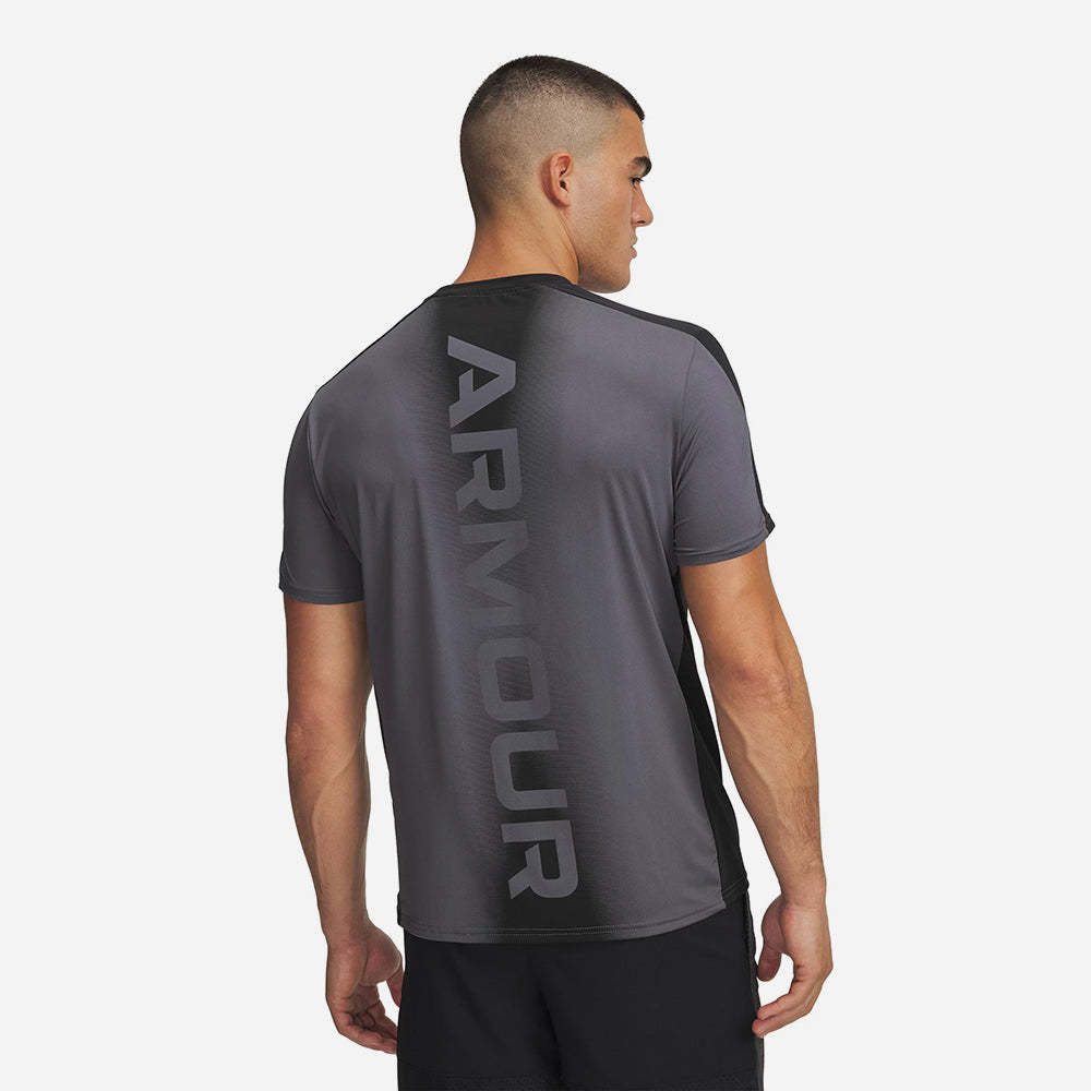 Áo Thun Bó Tay Ngắn Nam Under Armour Heatgear® Wordmark - Supersports Vietnam