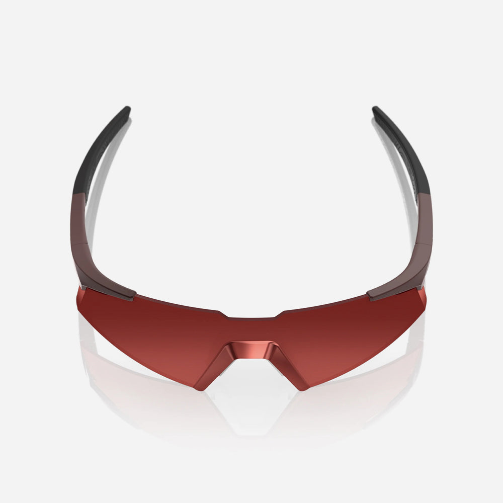 Kính 100% A2 - Run Soft Tact Chocolate - Brown/Red Gradient Lens - Supersports Vietnam