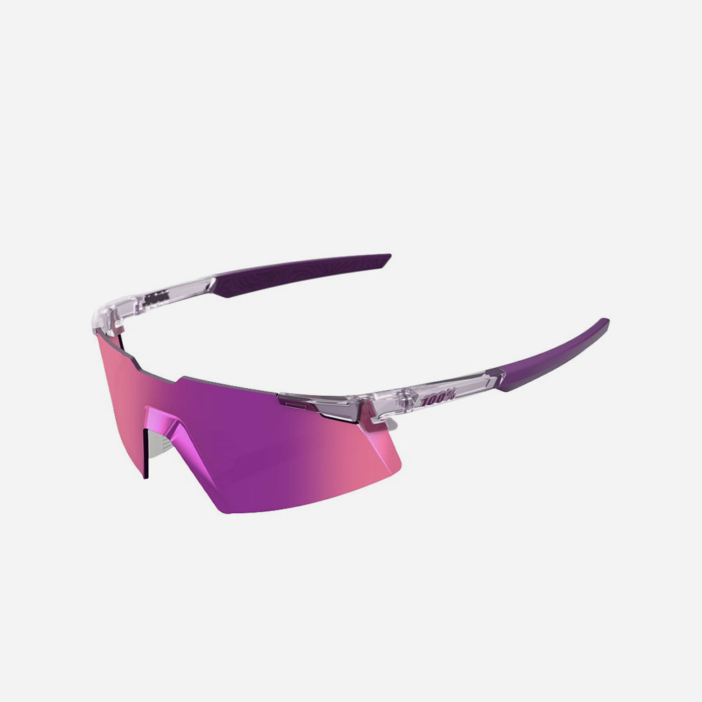 Kính 100% A2 - Tokyo Run Translucent Mauve Purple Mirror Lens - Supersports Vietnam