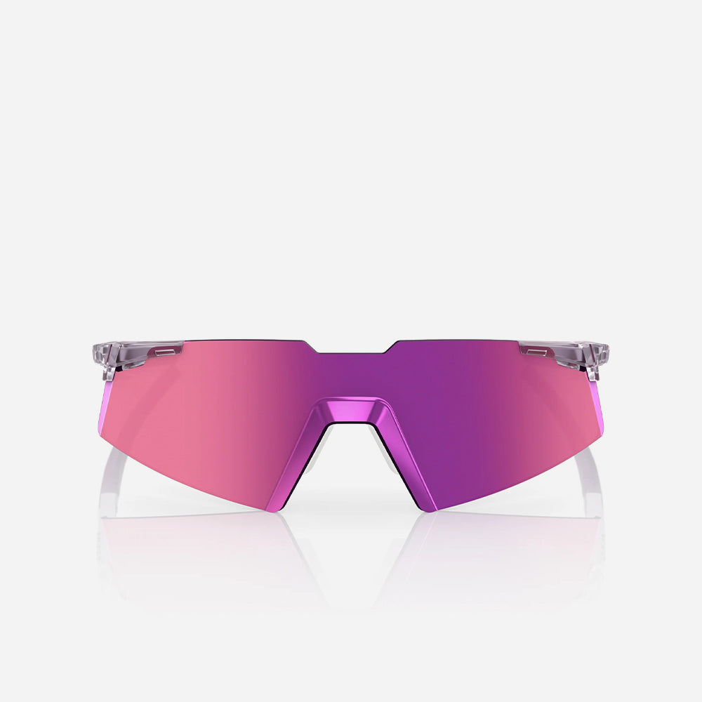 Kính 100% A2 - Tokyo Run Translucent Mauve Purple Mirror Lens - Supersports Vietnam