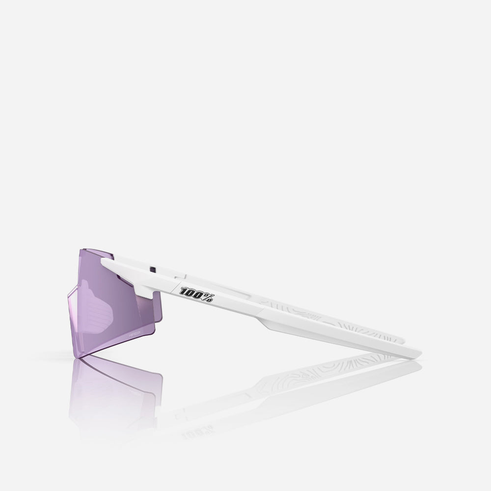 Kính 100% A2 - Aspire Matte White Hiper® Pink Lavender Lens - Supersports Vietnam