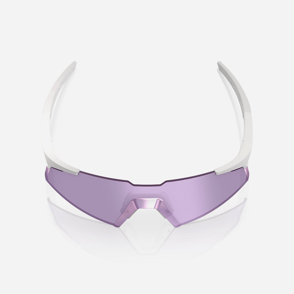 Kính 100% A2 - Aspire Matte White Hiper® Pink Lavender Lens - Supersports Vietnam