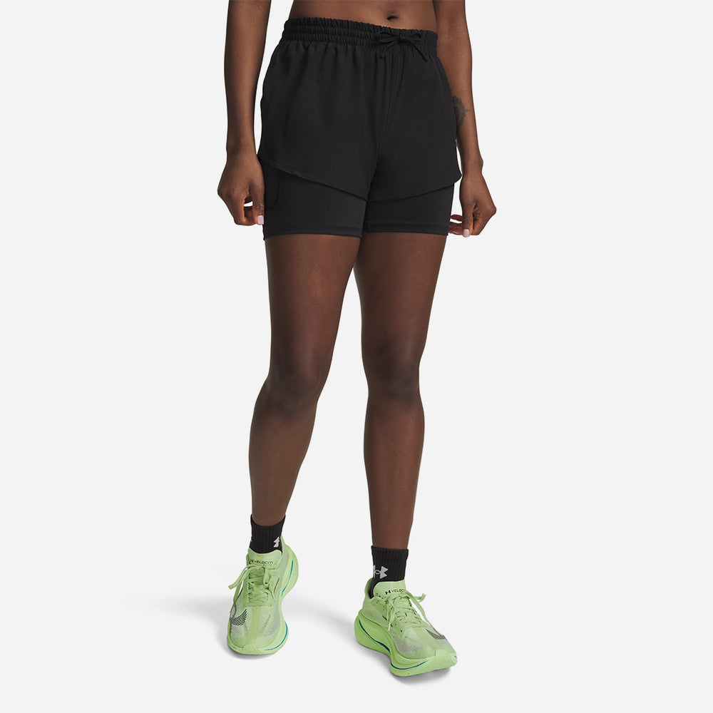 Quần Ngắn Thể Thao Nữ Under Armour Velociti Pro 4 Inch 2N1 - Supersports Vietnam