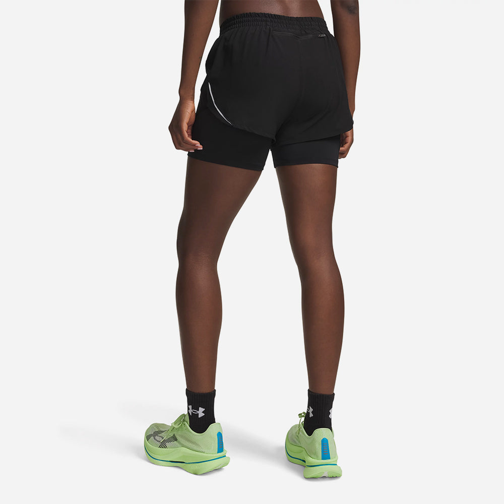 Quần Ngắn Thể Thao Nữ Under Armour Velociti Pro 4 Inch 2N1 - Supersports Vietnam