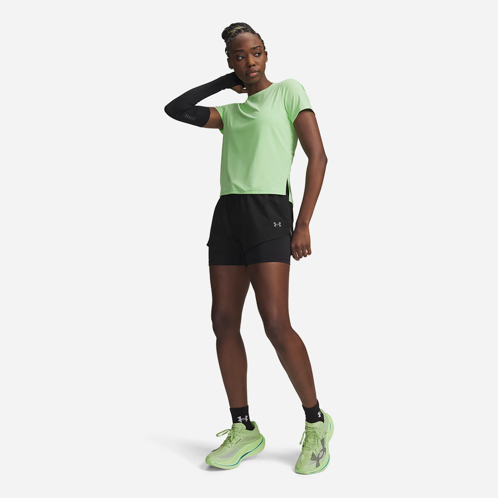 Quần Ngắn Thể Thao Nữ Under Armour Velociti Pro 4 Inch 2N1 - Supersports Vietnam