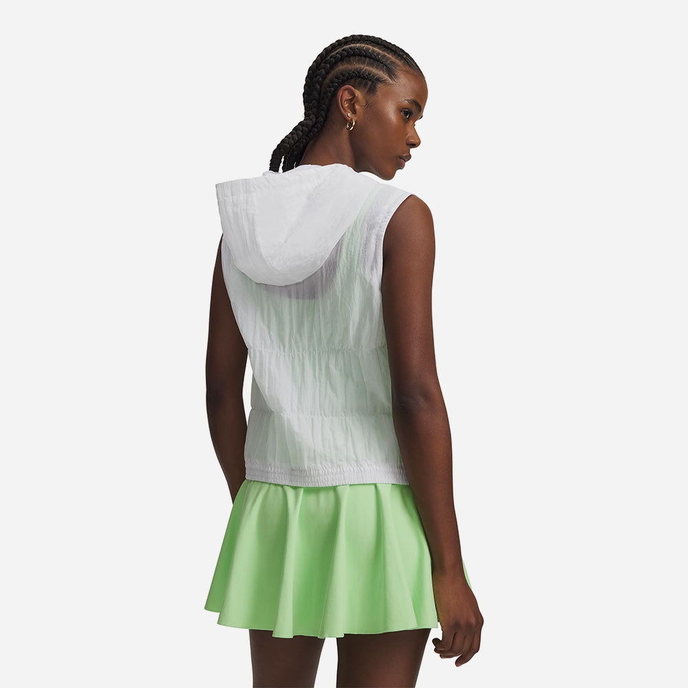 Áo Khoác Gile Thể Thao Nữ Under Armour Rival Woven Ruched - Supersports Vietnam