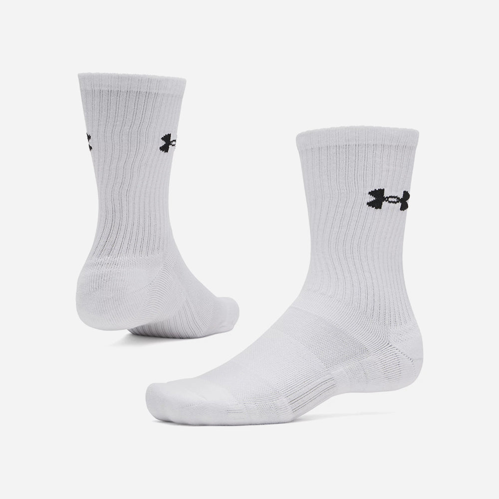 Vớ Thể Thao Under Armour Performance Cotton 3-Pack Crew - Supersports Vietnam