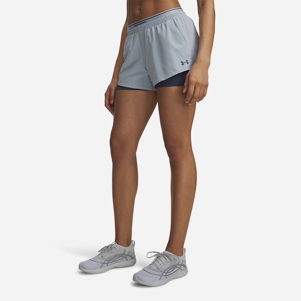 Quần Ngắn Thể Thao Nữ Under Armour Vanish Woven 2In1 - Supersports Vietnam