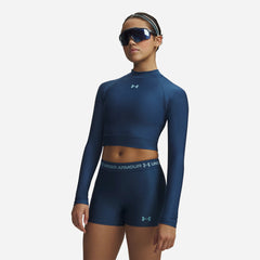 Áo Crop-Top Nữ Under Armour Heatgear® Mock Long Sleeve - Supersports Vietnam