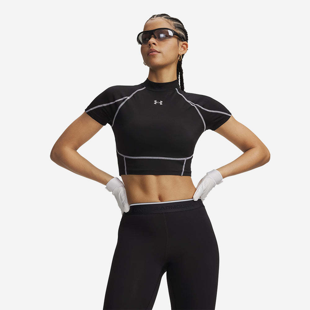 Áo Thun Nữ Under Armour HeatGear® Neolast Crop Mock - Supersports Vietnam
