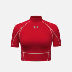 Áo Thun Bó Nữ Under Armour Heatgear Elite Crop Mock Short Sleeve - Supersports Vietnam