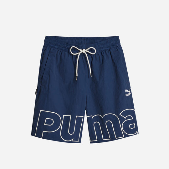 Men's Puma Team Relaxed" Shorts - Navy