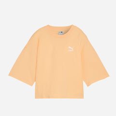 Women's Puma Better Classics Oversized Peach Jersey - Orange