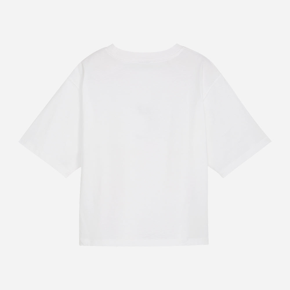 Áo Tay Ngắn Nữ Puma Team Relaxed - Trắng - Supersports Vietnam