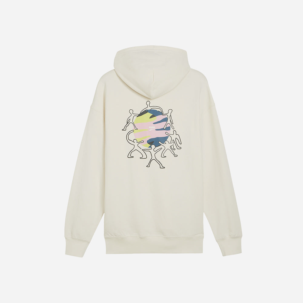 Áo Hoodie Nam Puma Downtown Graphic - Be - Supersports Vietnam