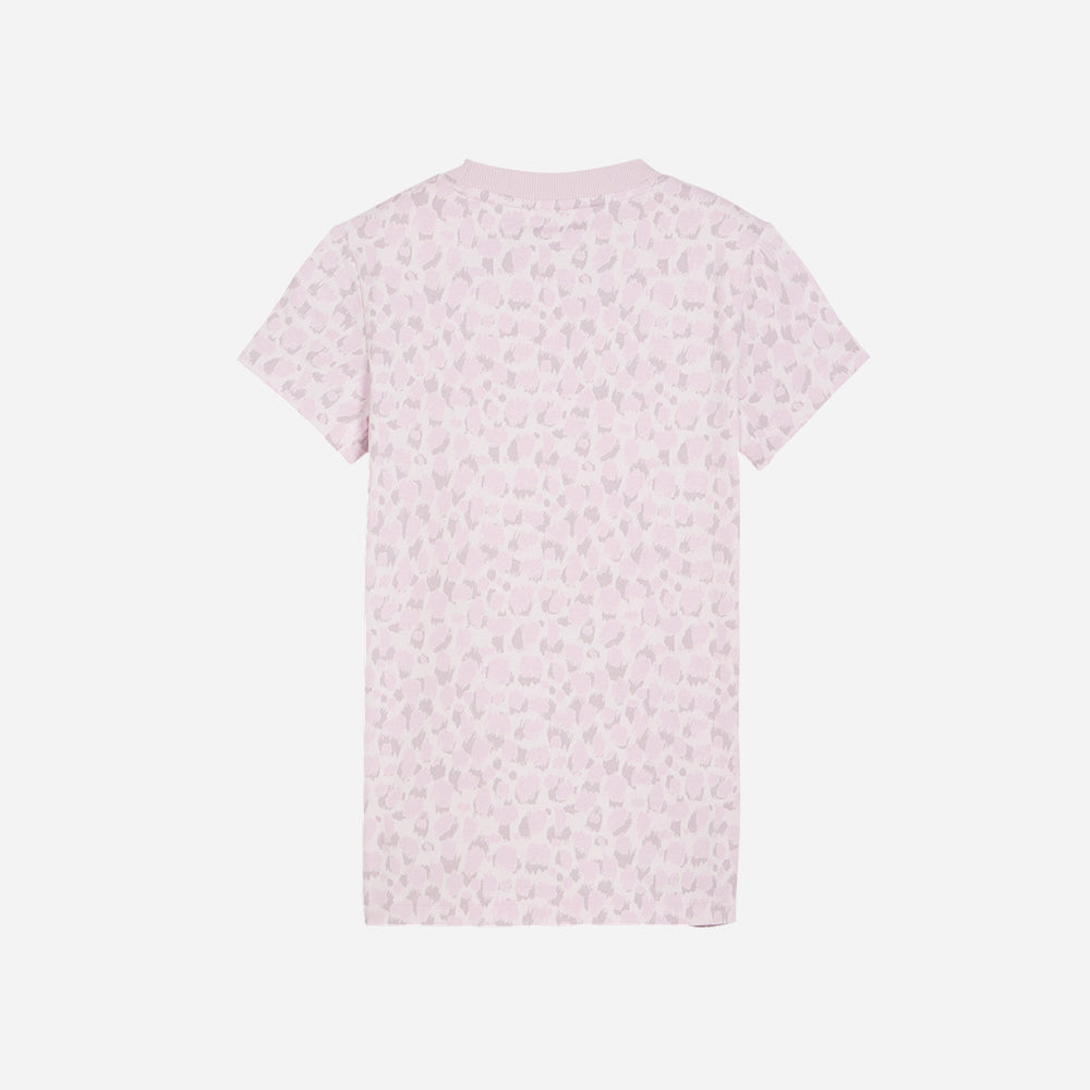 Áo Thun Nữ Puma Downtown Kitten Slim Grape - Hồng - Supersports Vietnam