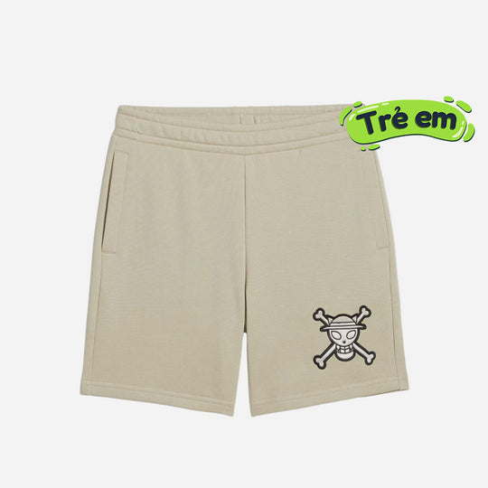 Boys' Puma X One Piece Tr Shorts - Beige