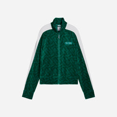 Women's Puma Squid Game T7 Iconic Track Jackets - Green