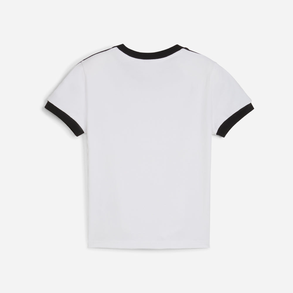 Áo Thun Nữ Puma T7 Slim - Trắng - Supersports Vietnam