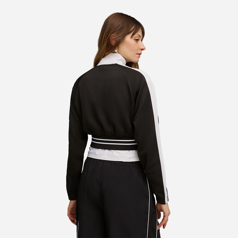 Áo Khoác Nữ Puma T7 Pique Relaxed Cropped Track - Đen - Supersports Vietnam