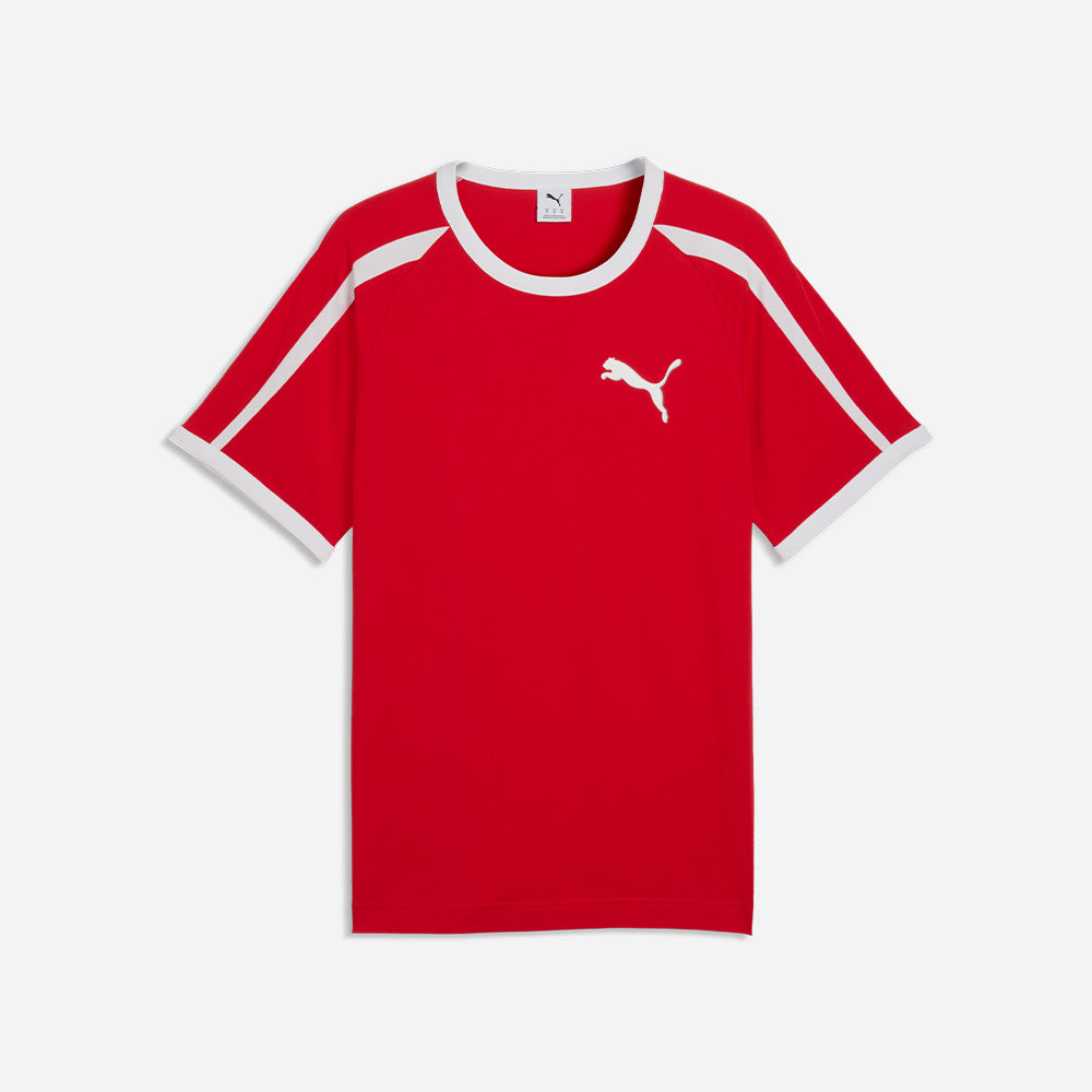 Áo Thun Nam Puma T7 Big Cat Ringer For All Time - Đỏ - Supersports Vietnam
