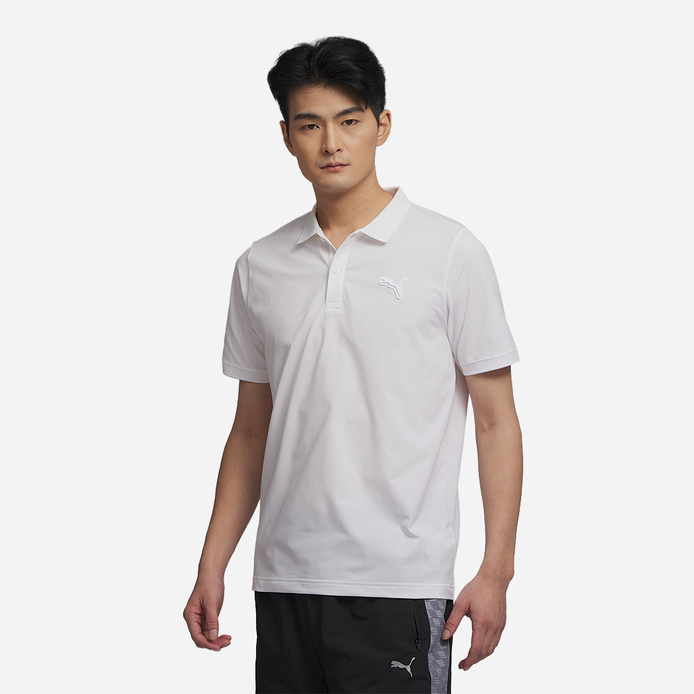 Áo Polo Nam Puma Classic - Trắng - Supersports Vietnam