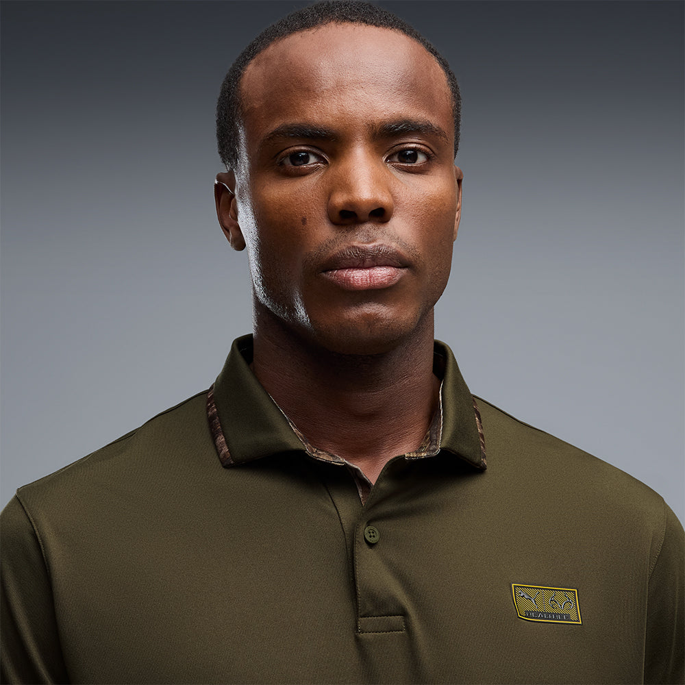 Áo Polo Nam Puma X Realtree Solid - Xanh Quân Đội - Supersports Vietnam