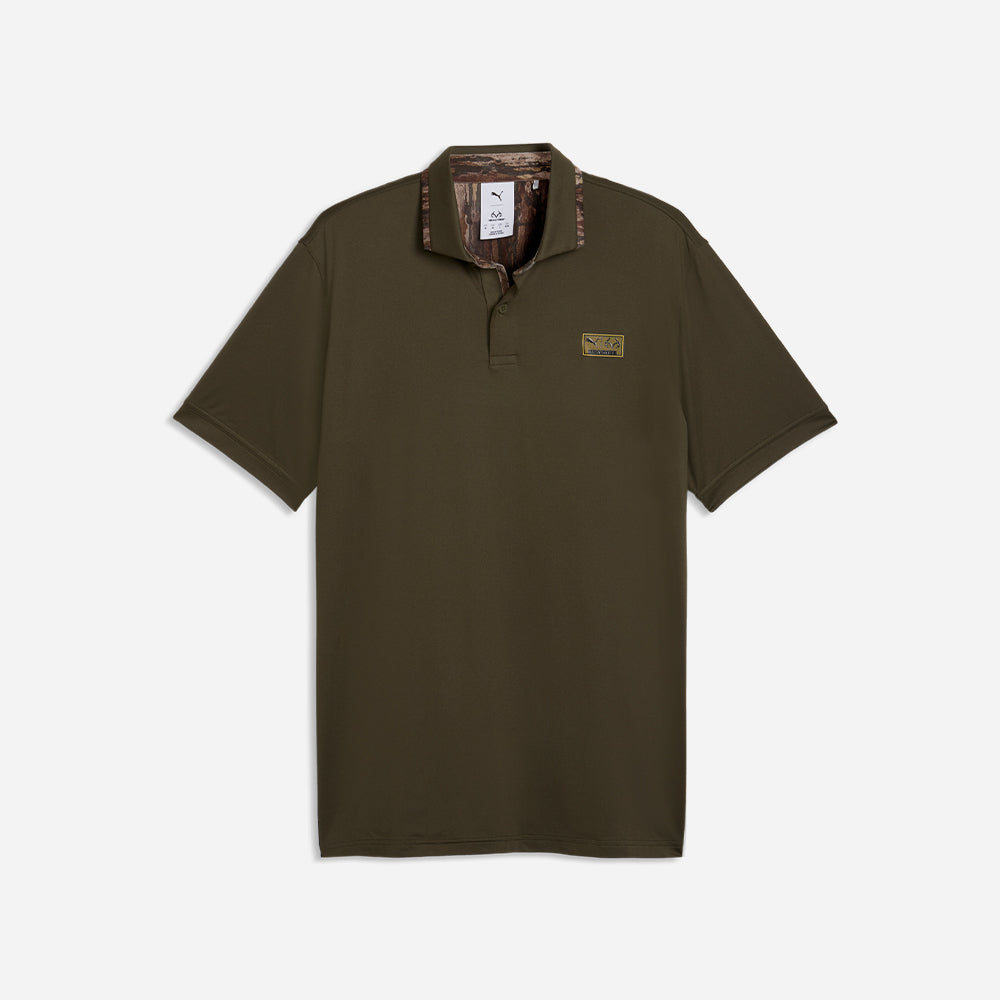 Áo Polo Nam Puma X Realtree Solid - Xanh Quân Đội - Supersports Vietnam