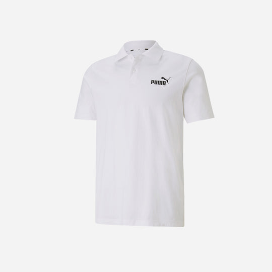 Men's Puma Essentials Polo Shirts - White