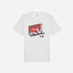 Men's Puma Graphics Sneaker Box Jersey - White