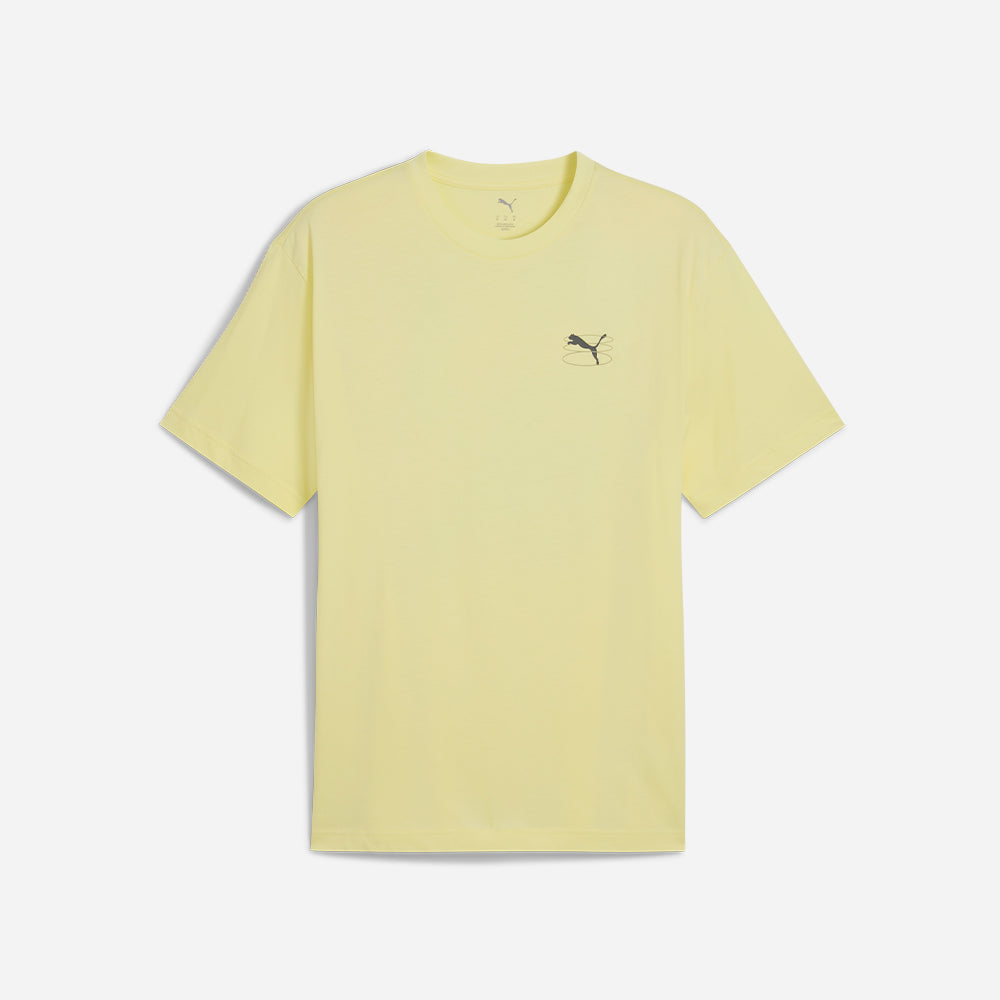 Áo Thun Nam Puma Graphic Grid - Vàng - Supersports Vietnam