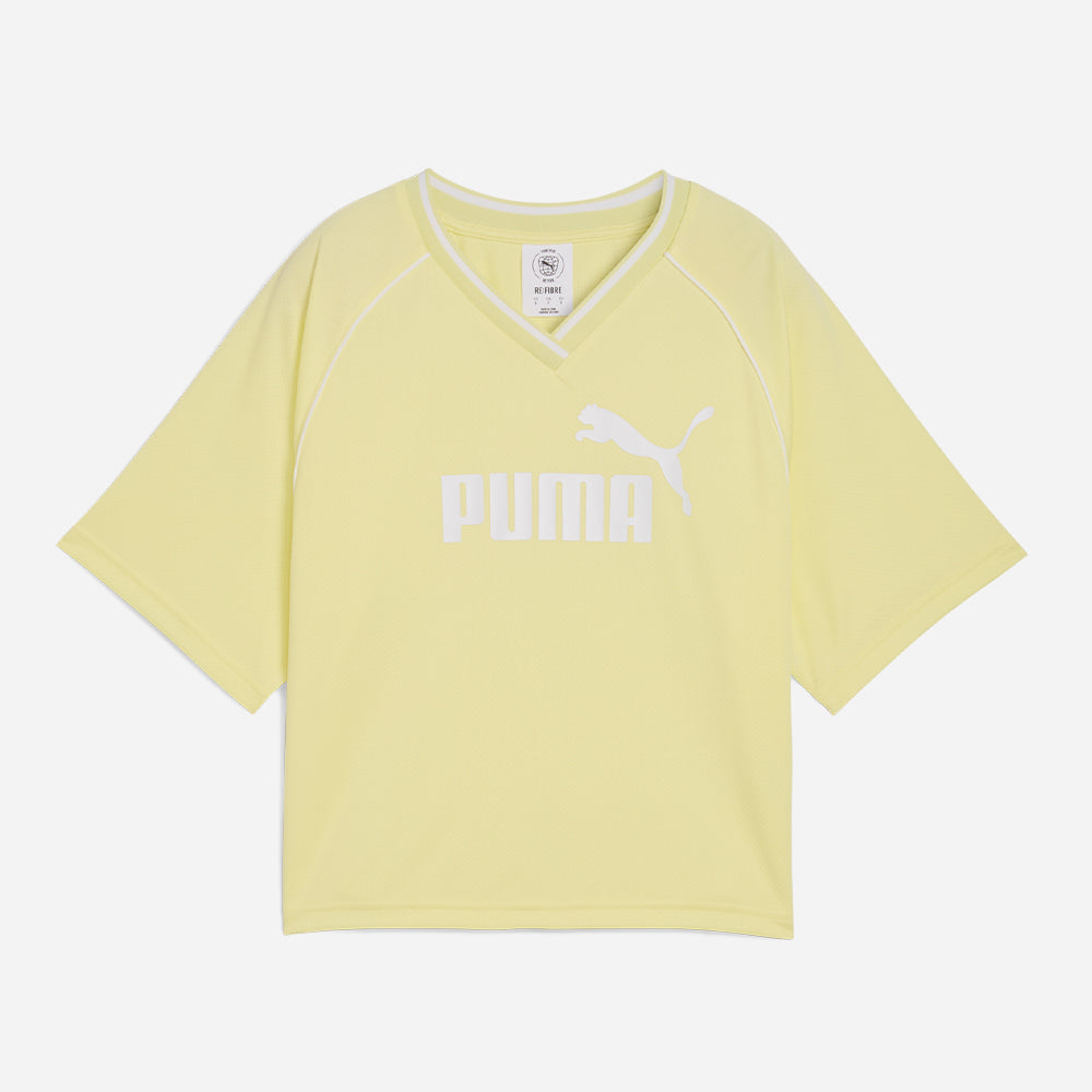 Áo Crop-Top Nữ Puma Essentials Relaxed - Vàng - Supersports Vietnam