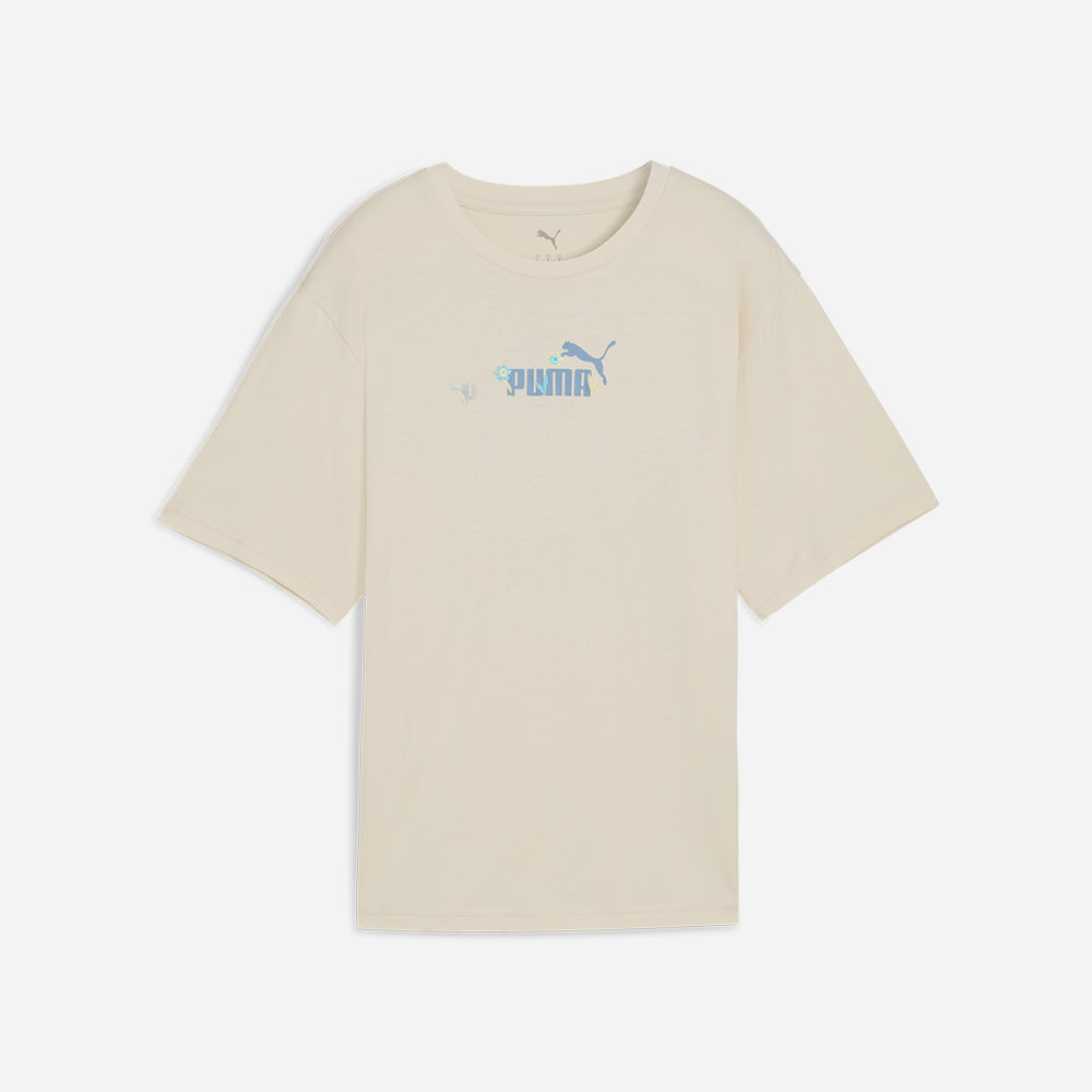 Áo Thun Nữ Puma Essentials Nature 2.0 Relaxed Graphic - Be - Supersports Vietnam