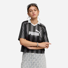 Áo Thun Đá Bóng Nữ Puma Essential - Đen - Supersports Vietnam