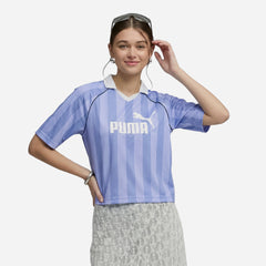 Áo Thun Đá Bóng Nữ Puma Essential Intense - Xanh Dương - Supersports Vietnam